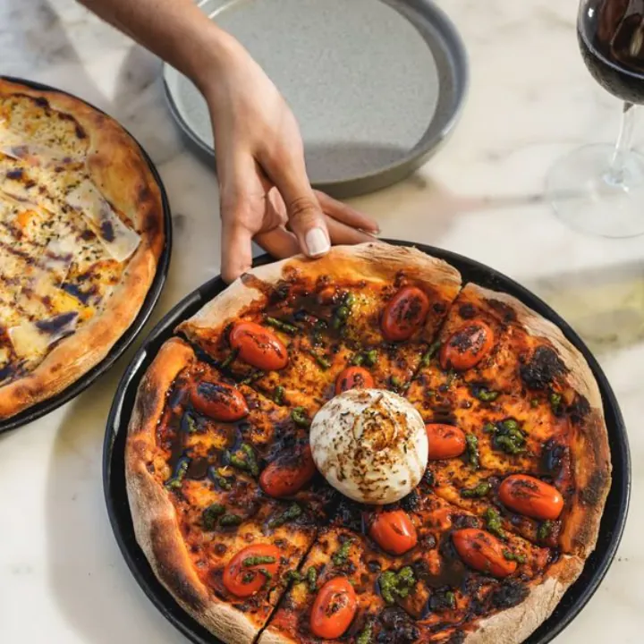 Pizza de Burrata