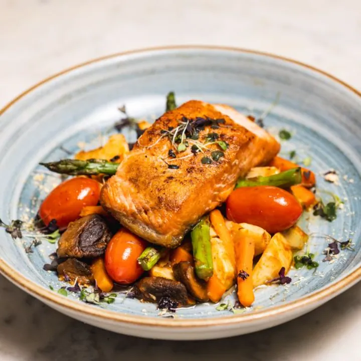 Salmón al Josper