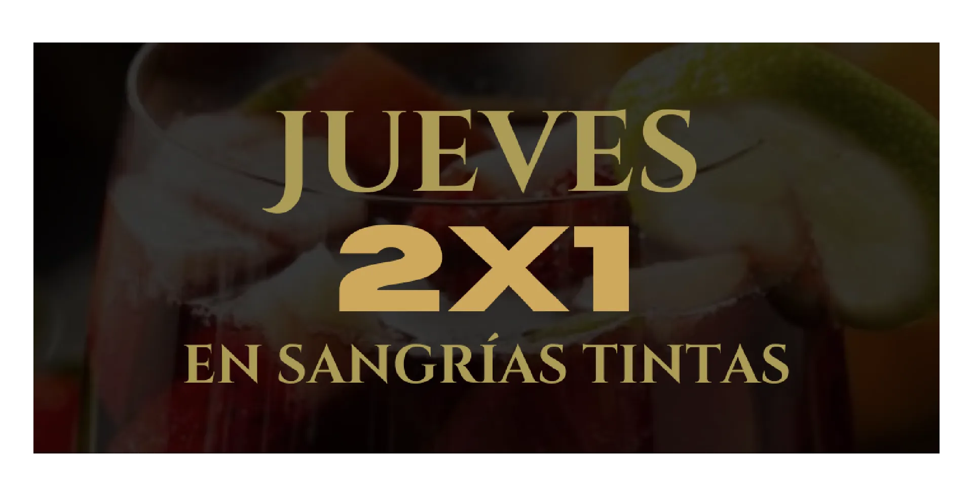 Banner Sangrías 2x1