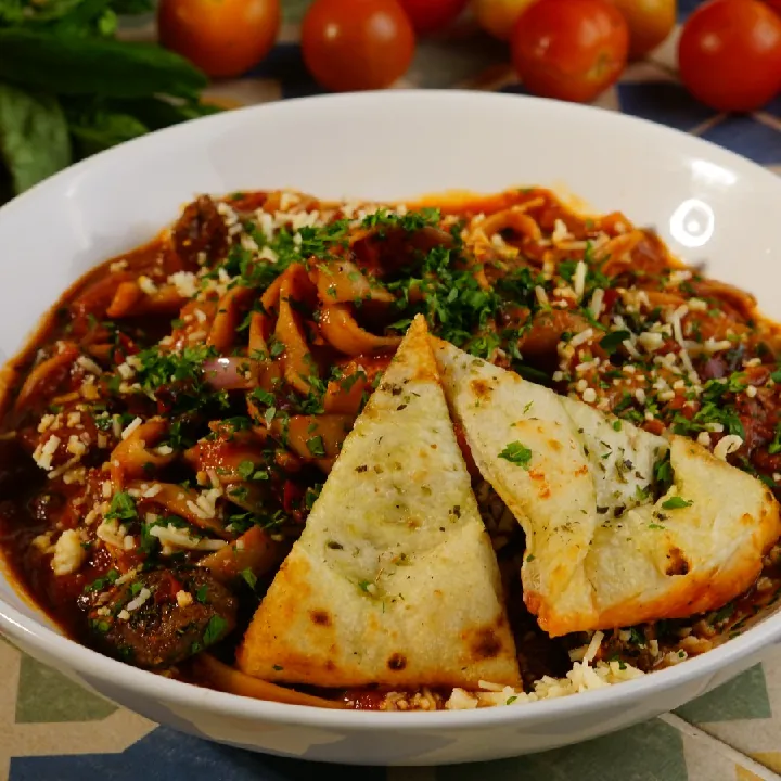 Pasta Lomo Salteado