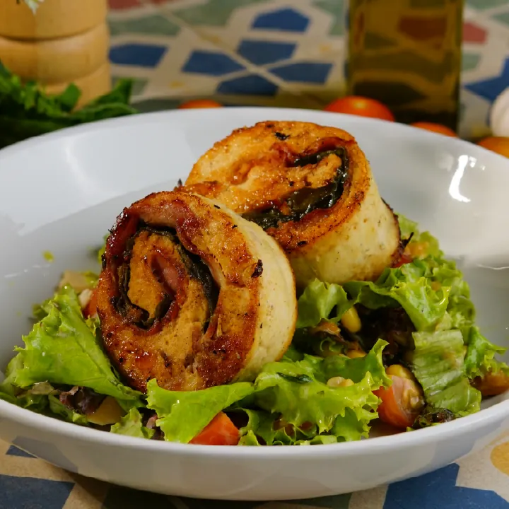 Ensalada Jardín Mediterráneo con Pollo