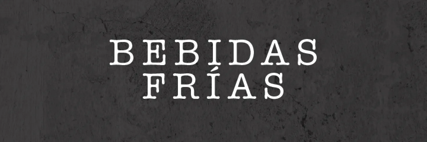 BEBIDAS FRÍAS