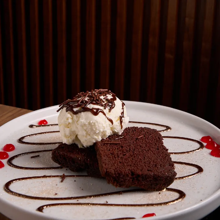 Brownie con Helado