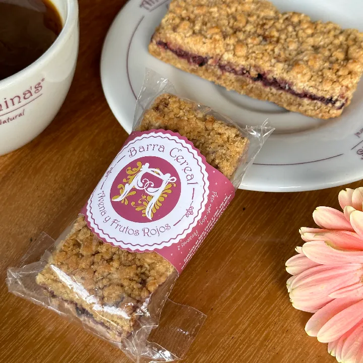 Barra de Avena con Frutos Rojos