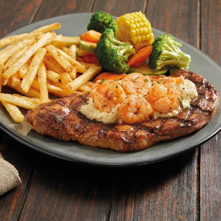 SHRIMP & PARMESAN STEAK