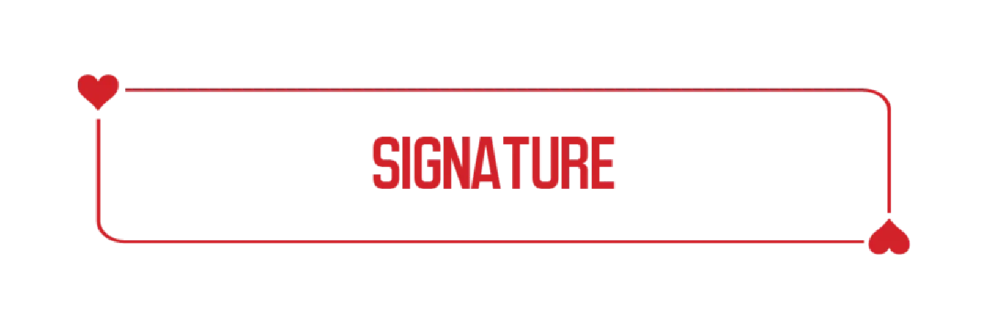 SIGNATURE