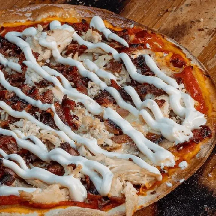WITH GARLIC SAUCE