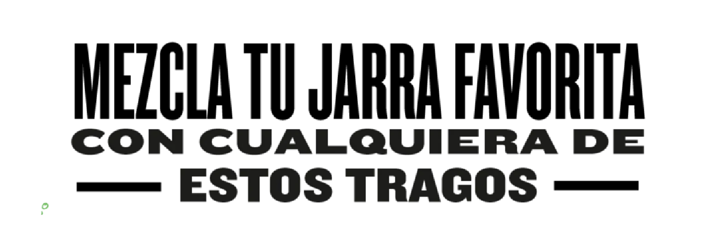 MEZCLA TU JARRA CON UNO DE ESTOS TRAGOS