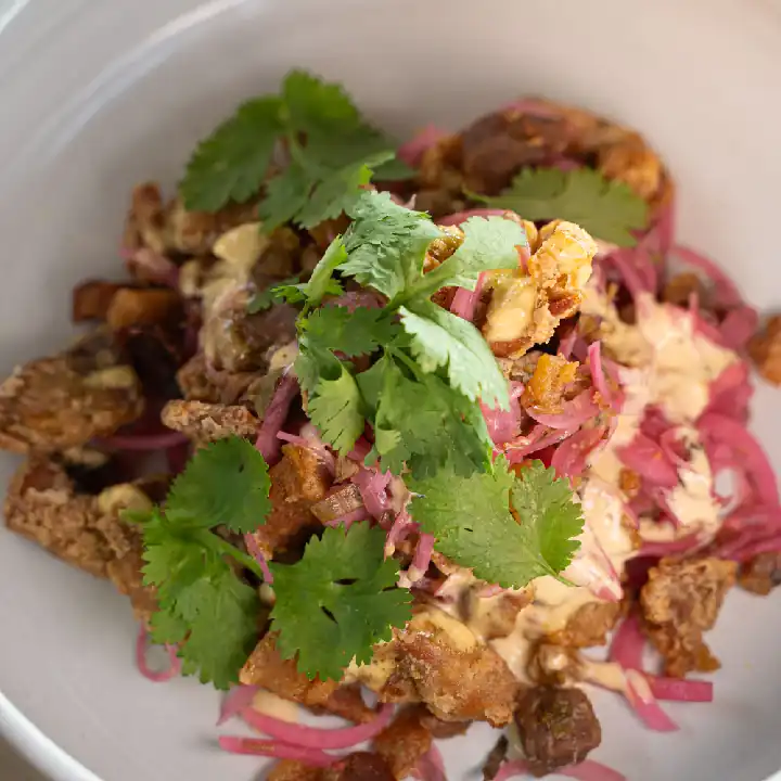 CEVICHE DE CHICHARRON Y CHUNCHULLA