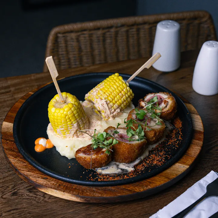 Cordon Blue con Salsa de Portobello