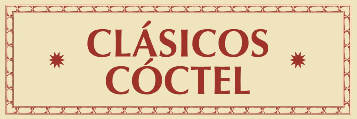 CLÁSICOS CÓCTEL