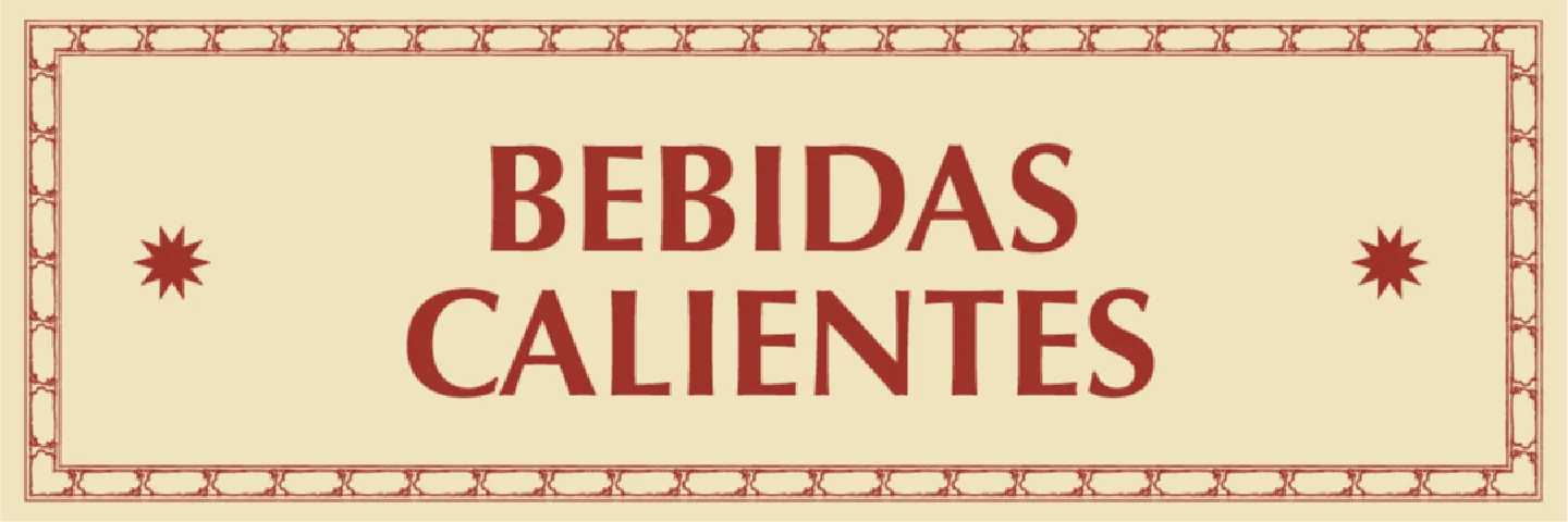 BEBIDAS CALIENTES & CAFE 