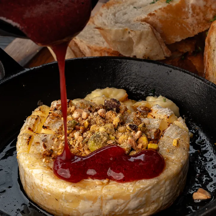 Queso Brie al josper 