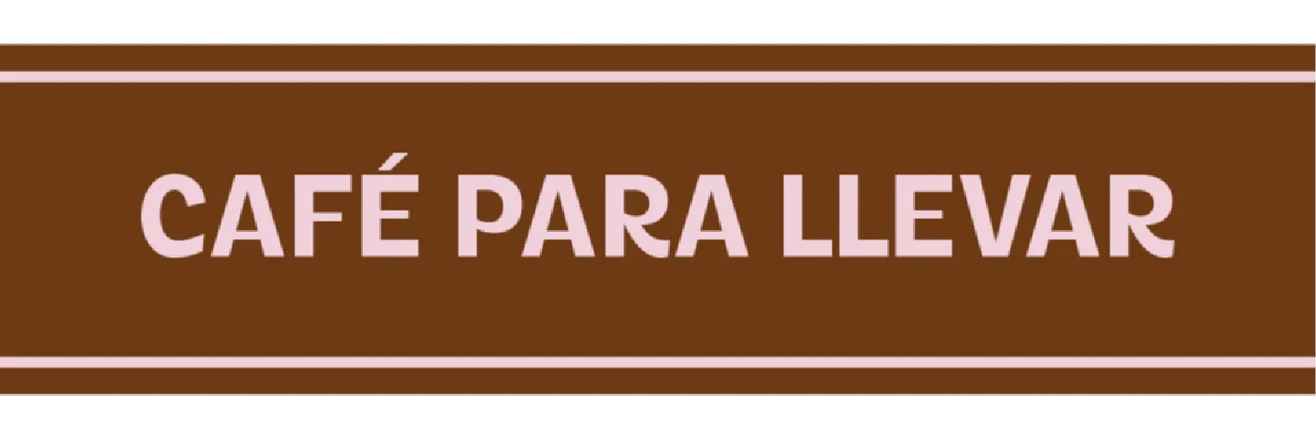 CAFÉ PARA LLEVAR