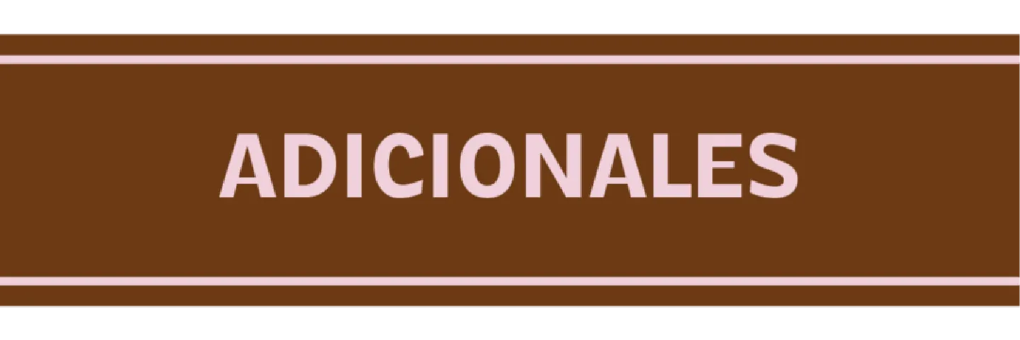 ADICIONALES