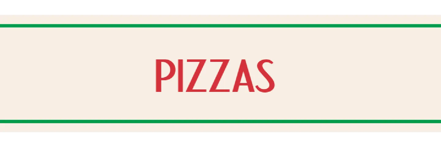 PIZZAS