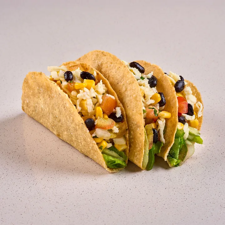 Tacos Crocantes Vegetarianos X3