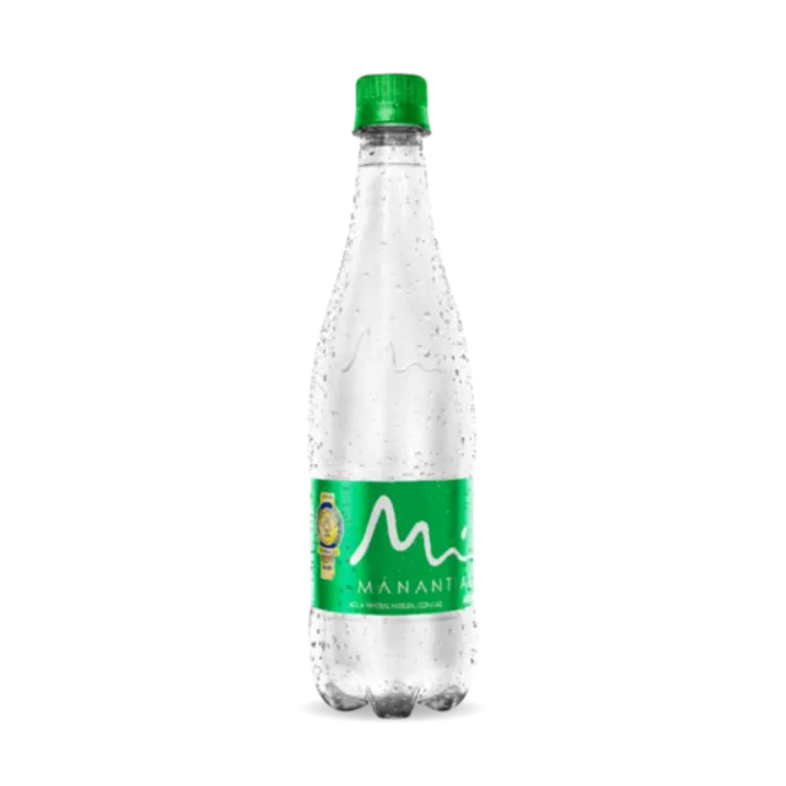 Agua Manantial Con Gas