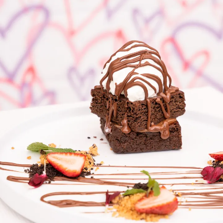 Brownie con Helado