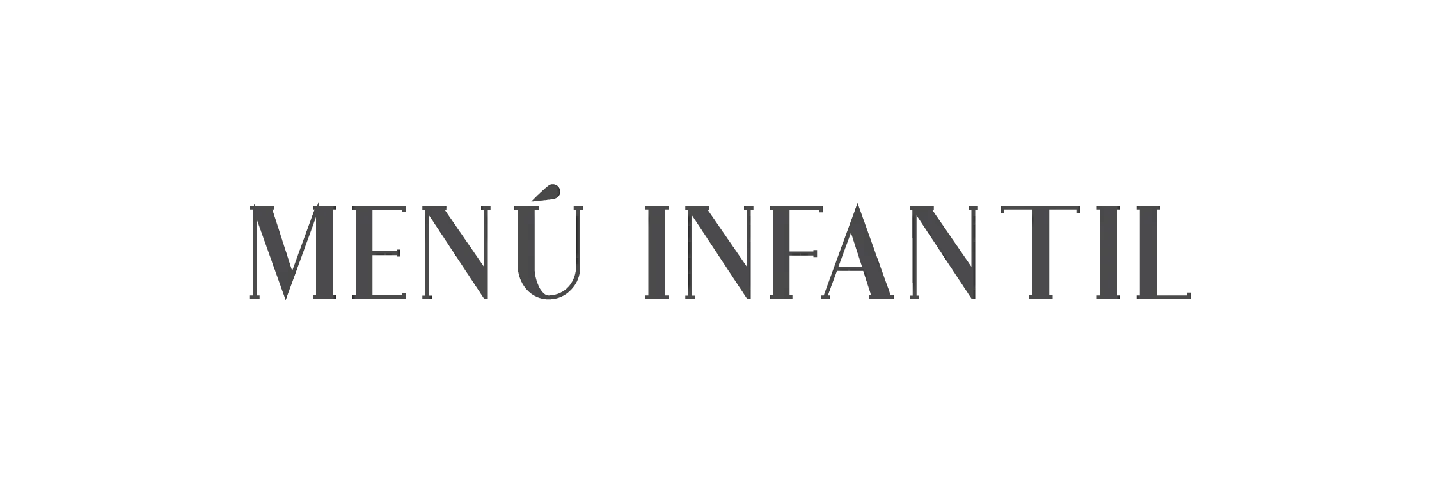 Menú Infantil