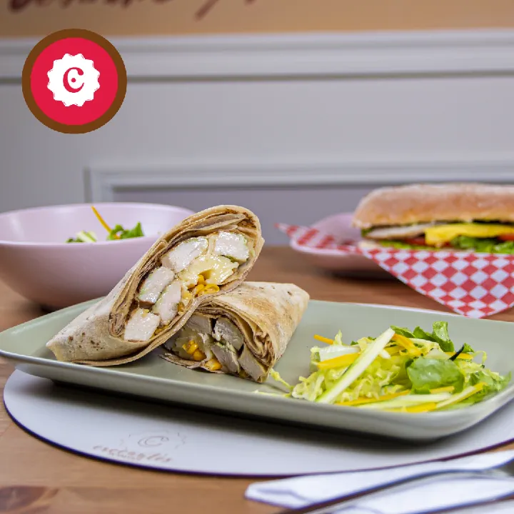 Wrap de Pollo Con Tocineta