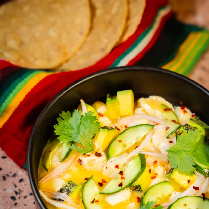 Entrada Ceviche de pesca blanca