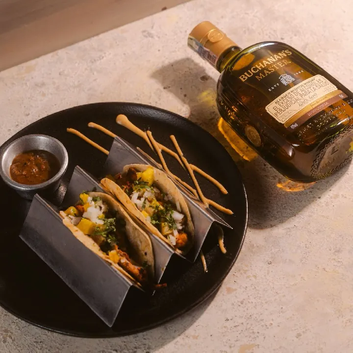 Buchanans master + Tacos