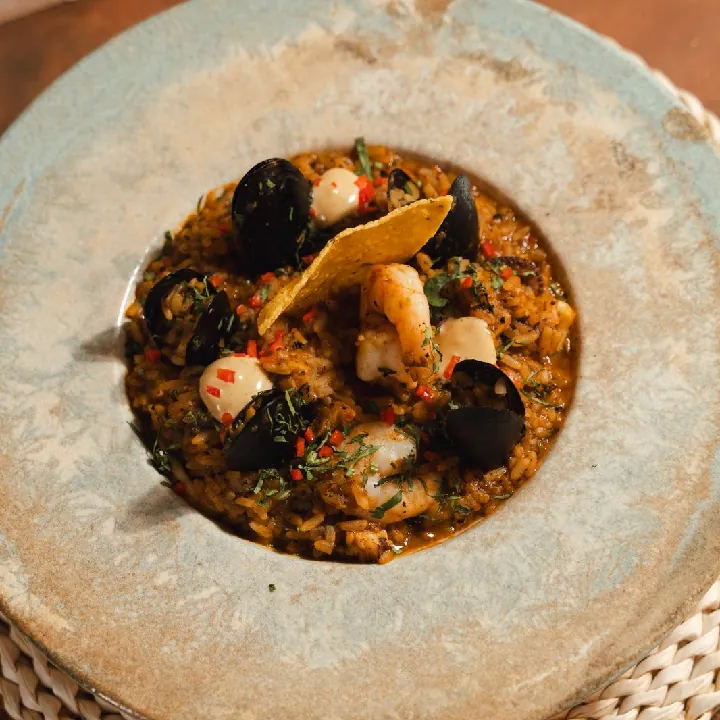Arroz de Mariscos a la Tumbada