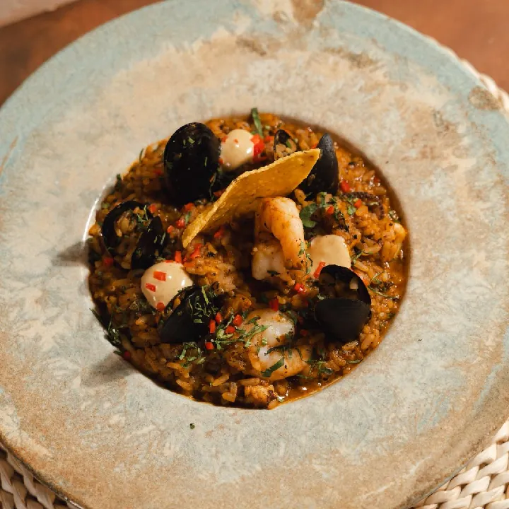 Arroz de Mariscos a la Tumbada
