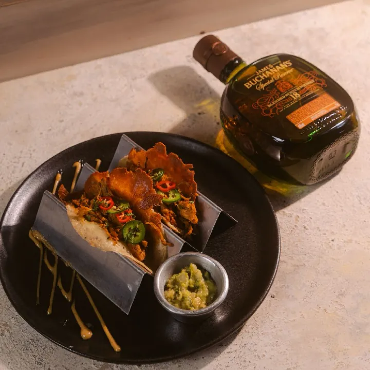 Buchanans 18 + Tacos