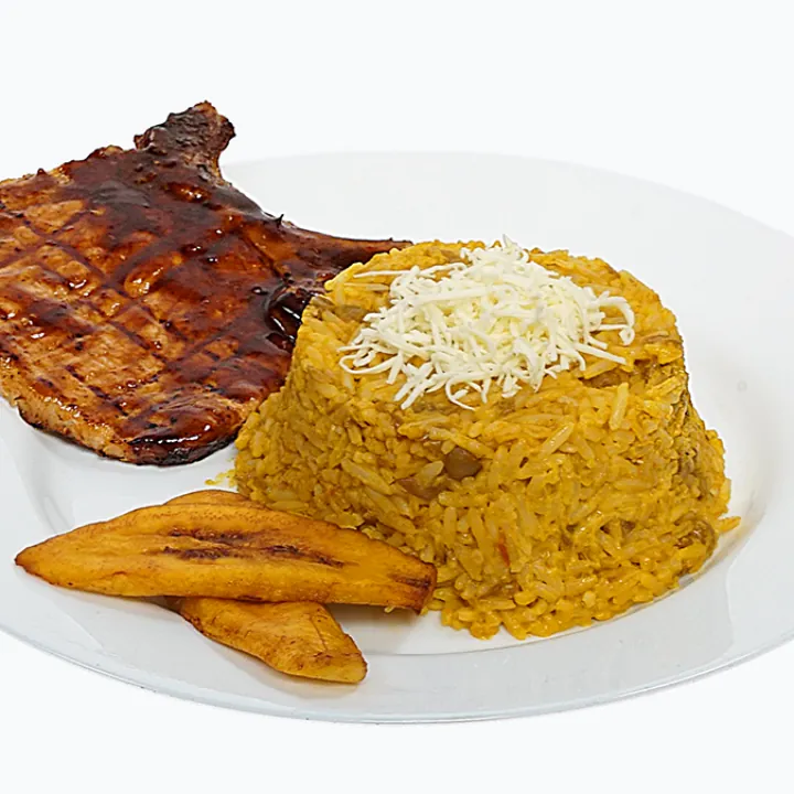Lunch Chuleta BBQ