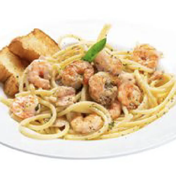 Spaguetti con Camarones