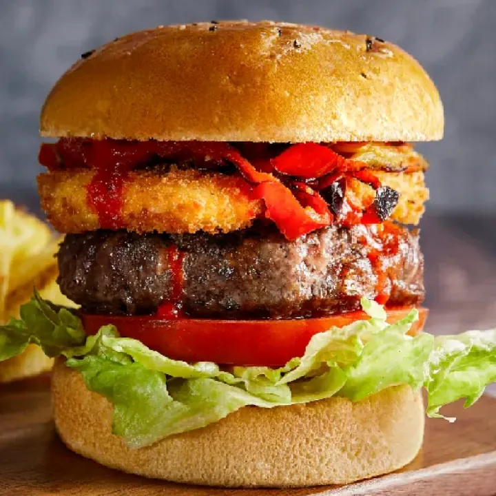 Hamburguesa Italiana Crujiente