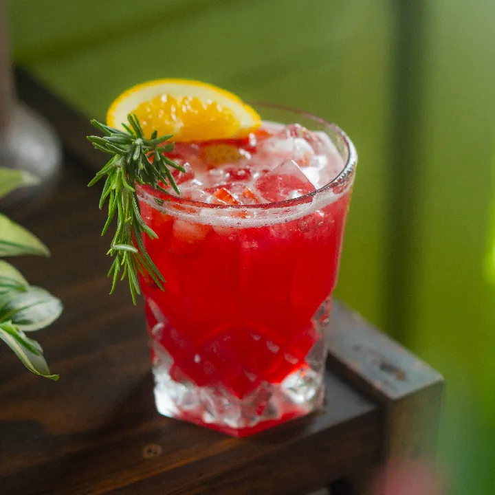 Caipiroska de frutos rojos