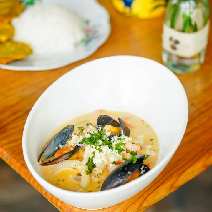Cazuela de mariscos