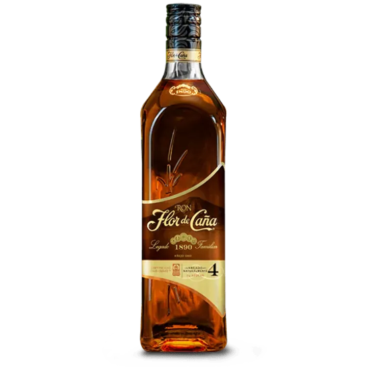 Ron Flor de caña 4 años