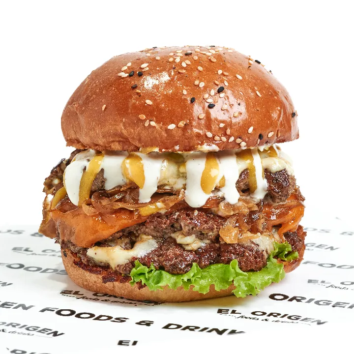 HAMBURGUESA TRIPLETE