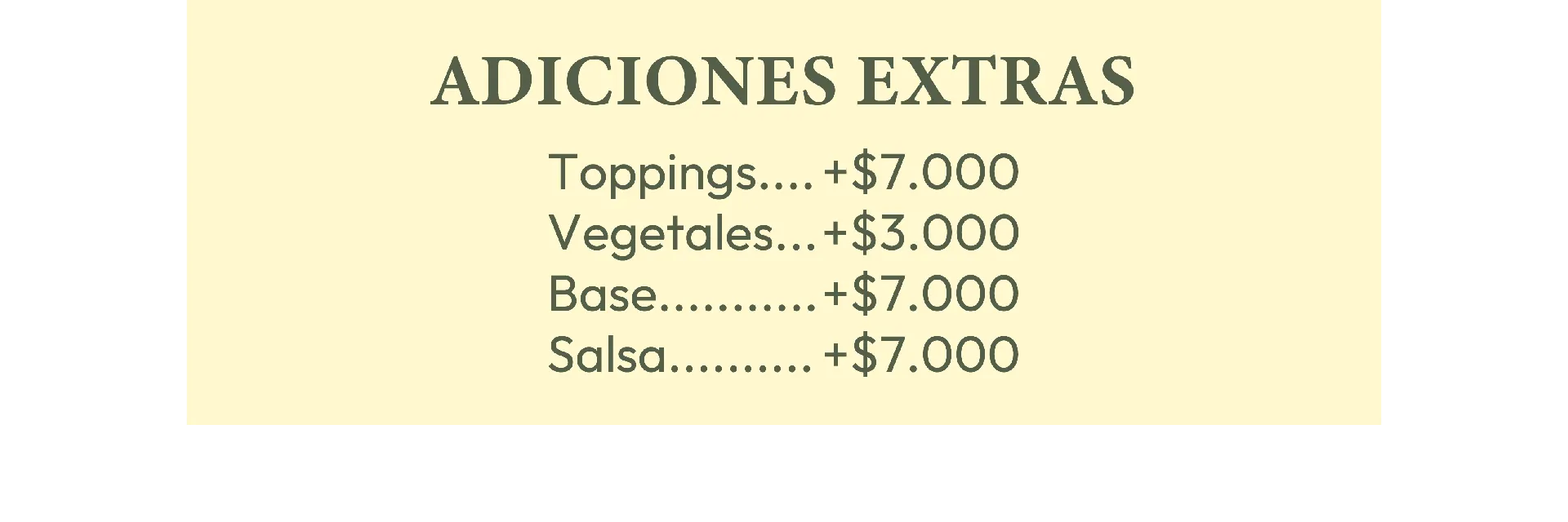 Banner - Extras