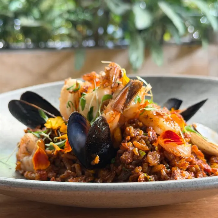 Arroz Chaufa con mariscos