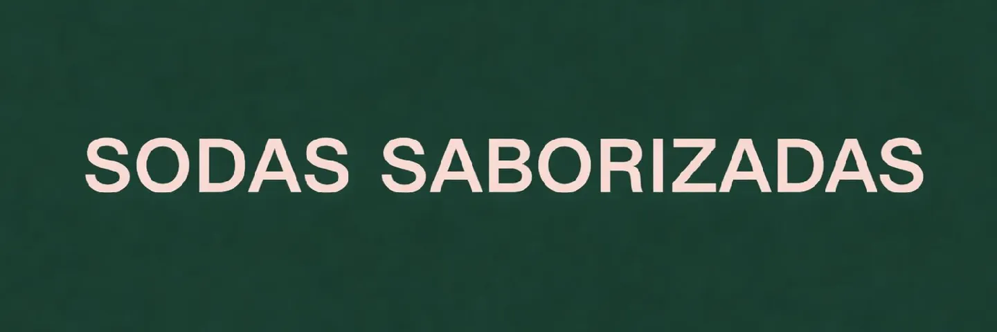 SODAS SABORIZADAS