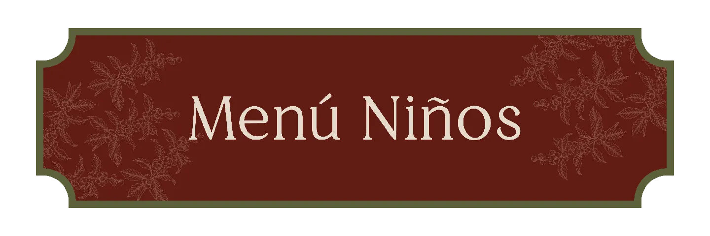 Menú Niños
