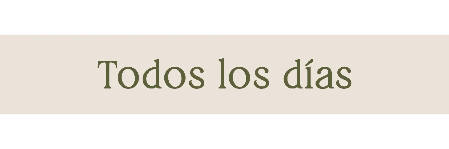 Todos los dias