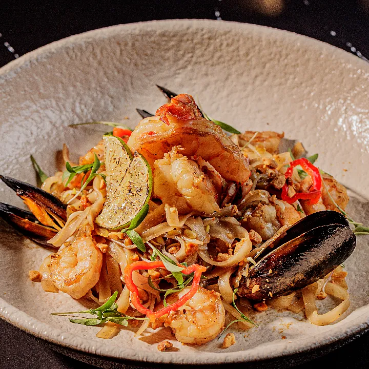 Pad Thai de Mariscos