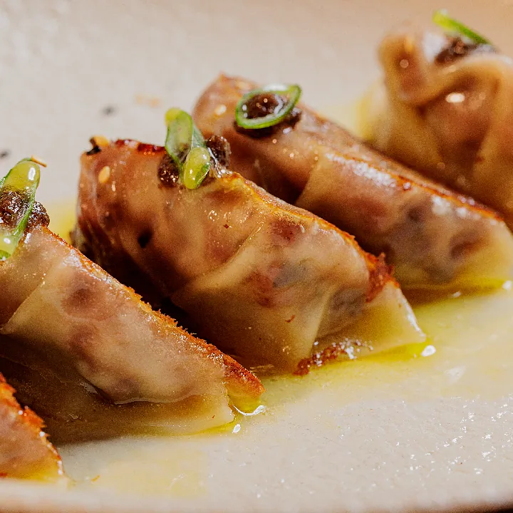 Gyozas de Res y Trufa