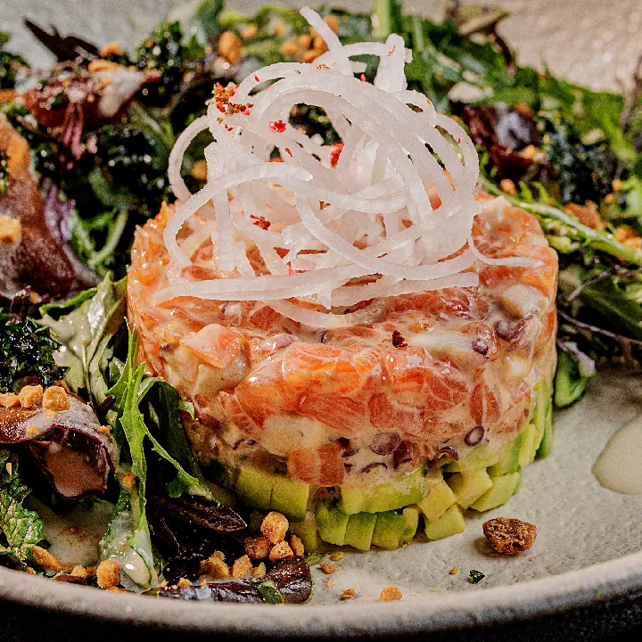 Ensalada de Salmón y Pulpo