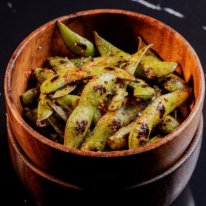 Edamames Asados