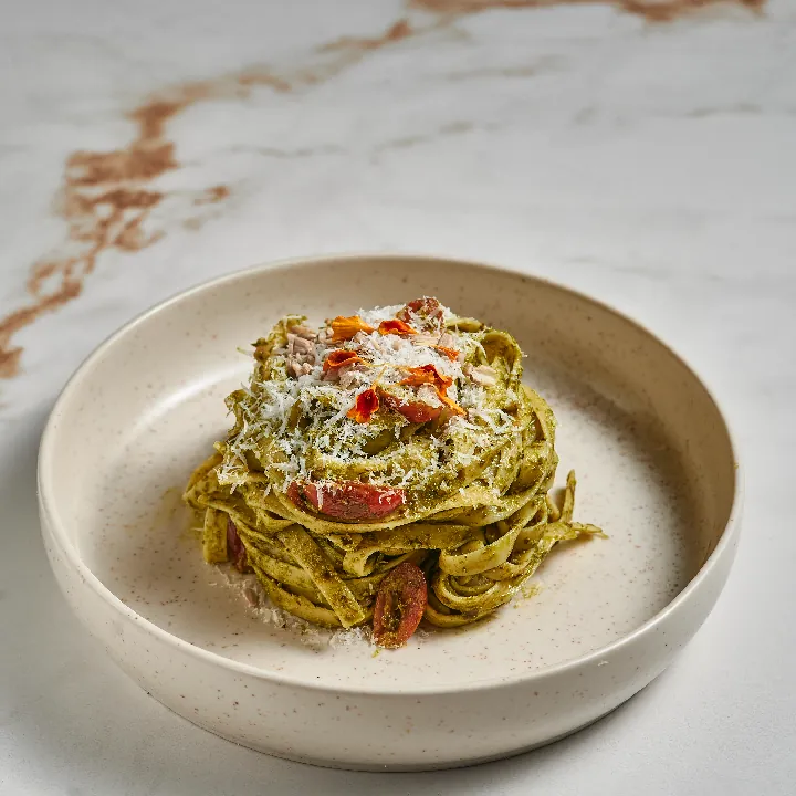 Fettuccine al Pesto