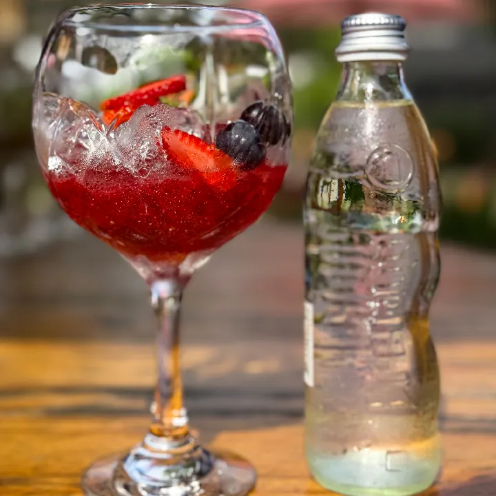 Soda de Frutos Rojos