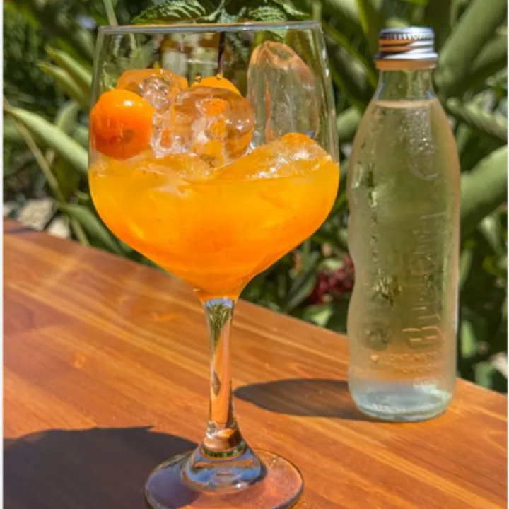 Soda de Uchuva y Naranja 