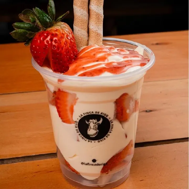 Fresas con crema 
